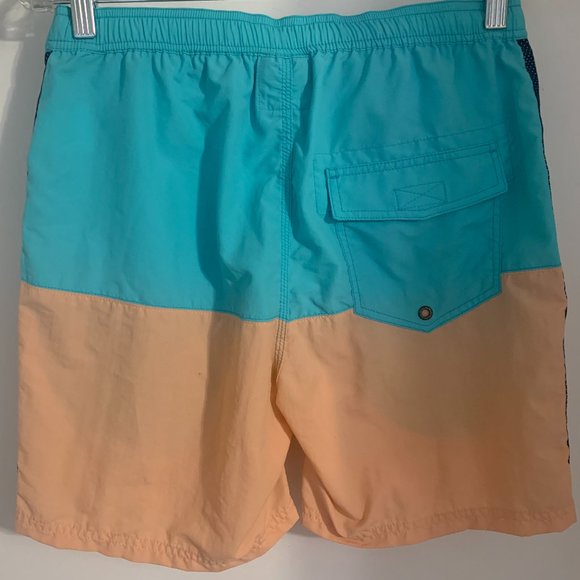 Barney Cools Tea/Peach/Polka Swim Trunks - Picture 7 of 7